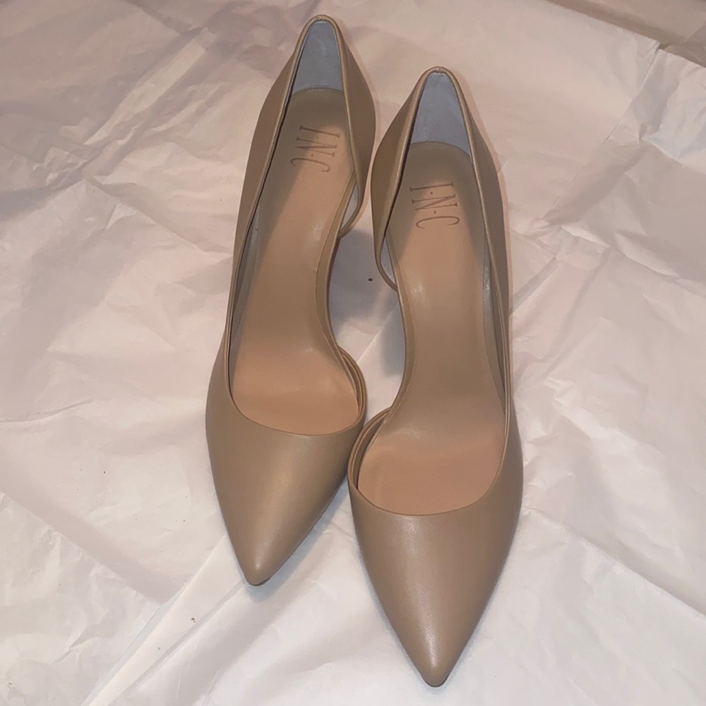 INC International Concepts Beige Heels